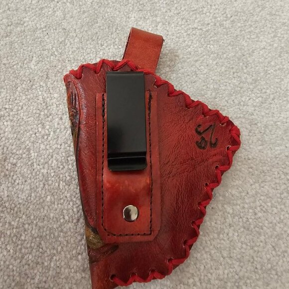 Custom designer Southwestern handbag leather wool conceal Double J Originals - Picture 13 of 16